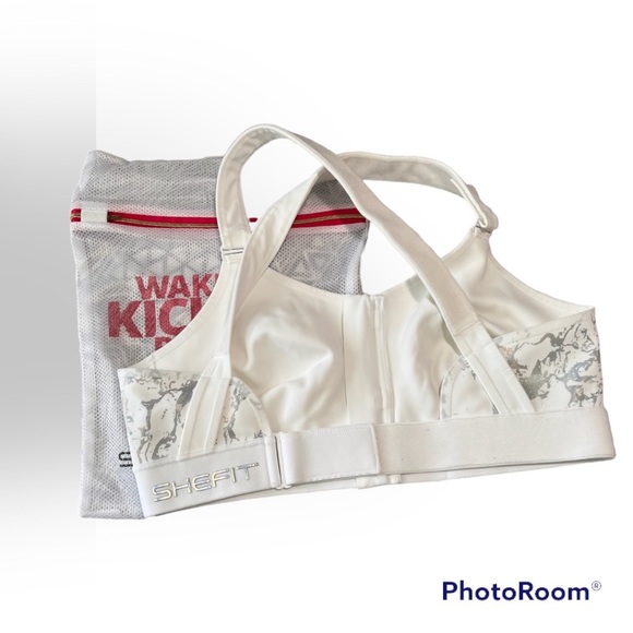 Shefit Flex Sports Bra Ice White Luxe NWNT - Picture 3 of 5